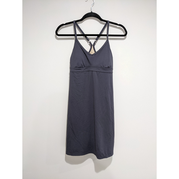 Athleta Grey Outdoor Workout Racerback Dress Size XS - Picture 1 of 6